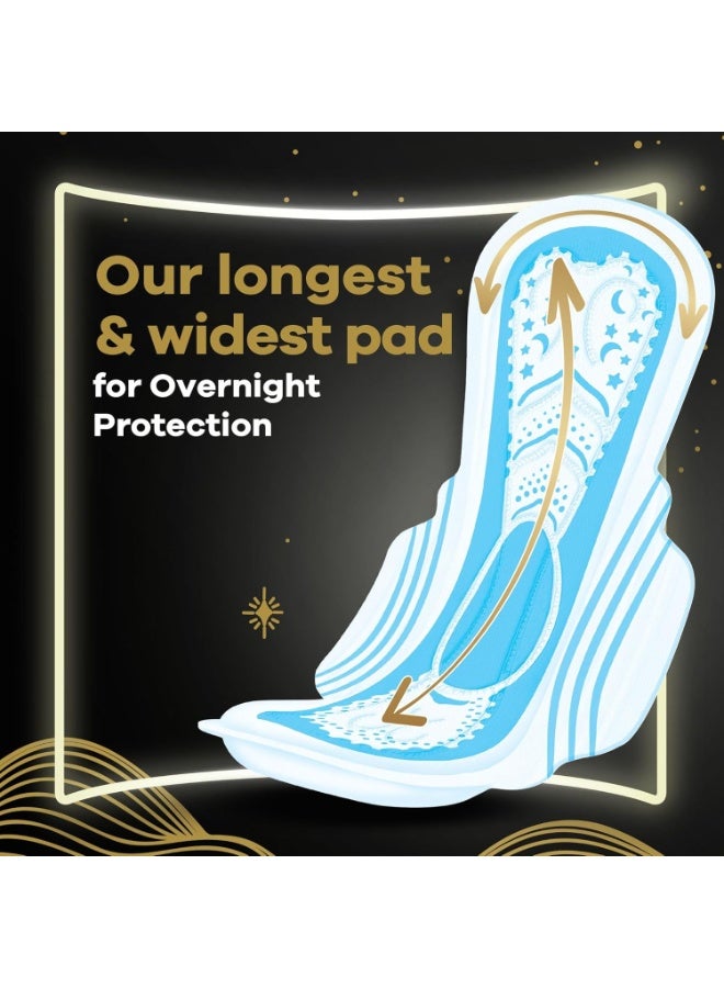 Always Dreamzz pad Cottony Soft Maxi Thick, Night long sanitary pads with wings, 7ct - Image 4